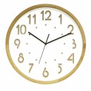 Horloge murale silencieuse en pin