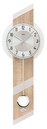 Horloge murale &agrave; balancier moderne en bois de Sonoma et aluminium