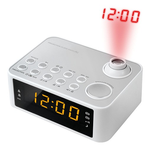 Radio réveil avec projection de l'heure - CR-P10, Radios