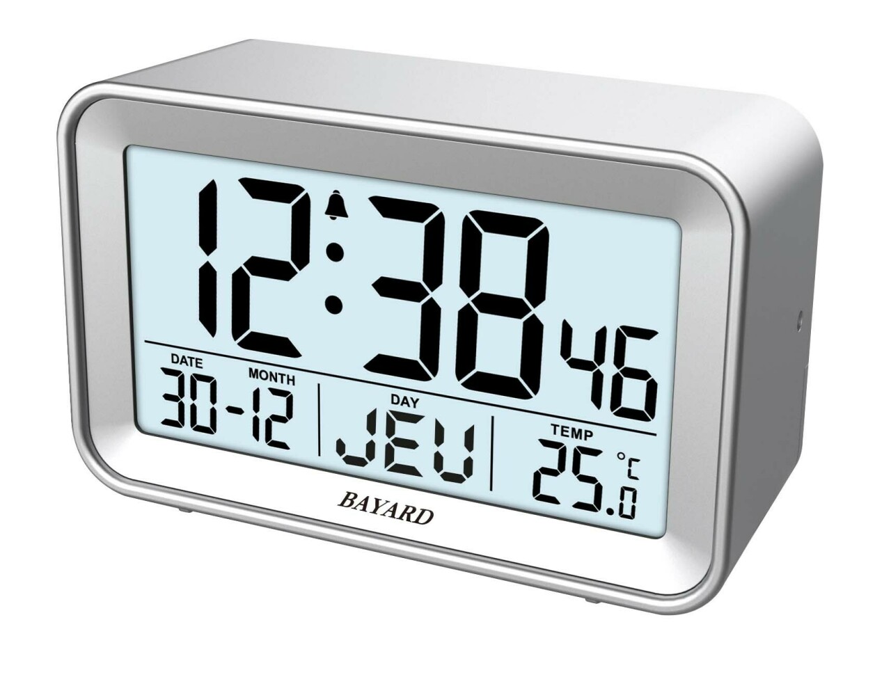 9€52 sur VADIV Réveil Digital CL01 Alarme Horloge Numérique Répétition  Sommeil LCD Affichage Rétro-Éclairage avec Date Température Idéal pour Les  Enfants Jeunes Alimenté par Secteur ou Pile - Bleu - Radio-réveil 
